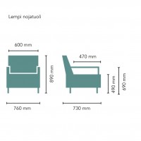 Lempi nojatuoli, Nojatuolit - Alastek